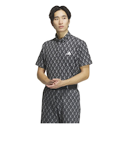 アディダス（adidas）ゴルフウェア 半袖 吸汗速乾 マルチカラードBOSプリントシャツ IKK75-IN9041GRY