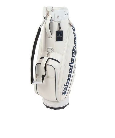 マンシング（MUNSING）ゴルフ キャディバッグ カート式 9型 6分割 合皮素材 MQBXJJ01 WH00