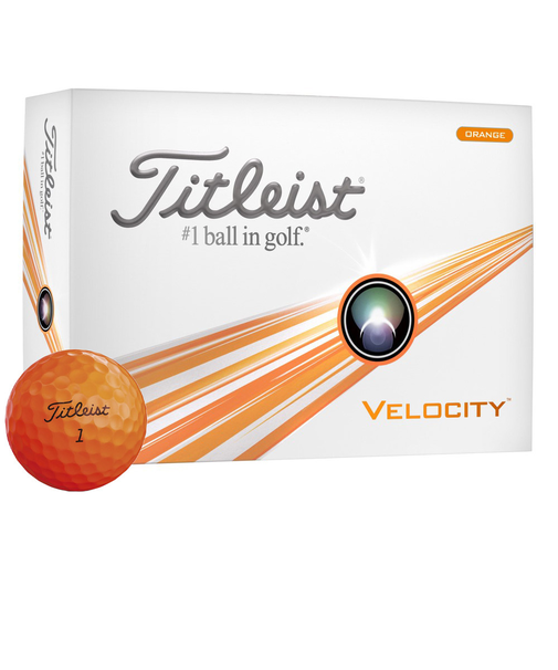 タイトリスト（TITLEIST）ゴルフボール 24 VELOCITY ORANGE T8226S-J-2 ダース(12個入り)