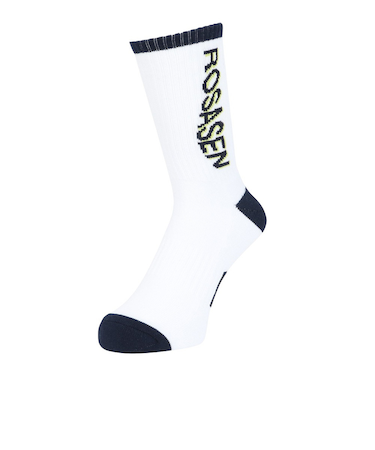 ROSASEN（ROSASEN）ゴルフ ロゴ入りレギュラーソックス 046-41233-005