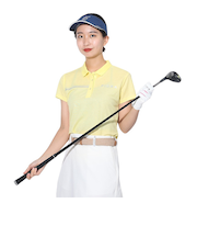 フィドラ(FIDRA)ゴルフウェア 半袖 フレンチスリーブシャツ FD5RUG08 YEL