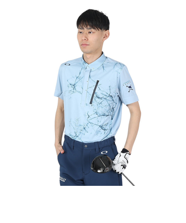 オークリー（OAKLEY）ゴルフウェア 吸汗速乾 SKULL ICE SMSH シャツ FOA406428-64L
