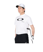 オークリー（OAKLEY）ゴルフウェア 半袖 吸汗速乾 ELLIPSE LOGO モックシャツ FOA406524-100