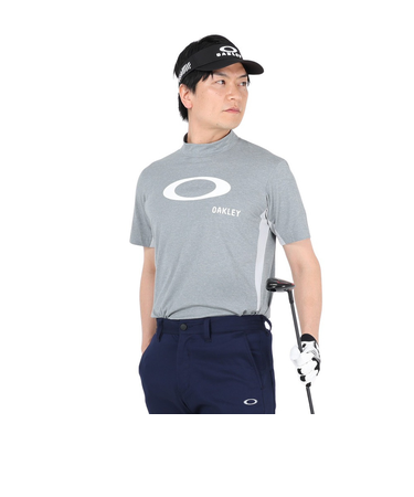 オークリー（OAKLEY）ゴルフウェア 半袖 吸汗速乾 ELLIPSE LOGO モックシャツ FOA406524-27B