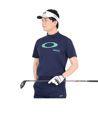 オークリー（OAKLEY）ゴルフウェア 半袖 吸汗速乾 ELLIPSE LOGO モックシャツ FOA406524-67Z