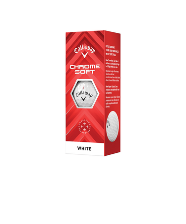 キャロウェイ（CALLAWAY）ゴルフボール クロムソフト CHROME SOFT スリーブ(3個入り)