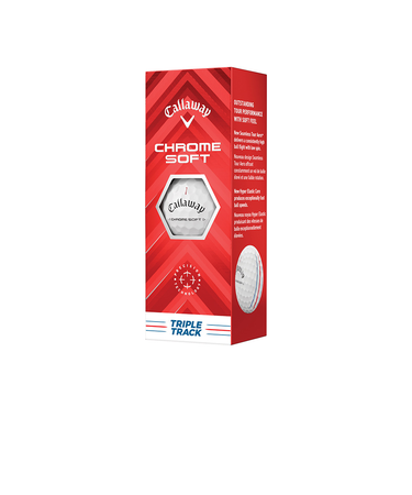 キャロウェイ（CALLAWAY）ゴルフボール クロムソフト CHROME SOFT トリプル・トラック スリーブ(3個入り)