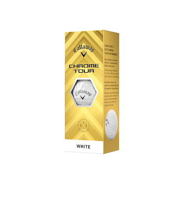 キャロウェイ（CALLAWAY）ゴルフボール クロムツアー CHROME TOUR スリーブ(3個入り)