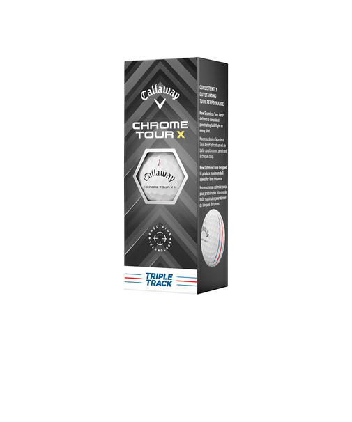 キャロウェイ（CALLAWAY）ゴルフボール クロムツアー CHROME TOUR X トリプル・トラック スリーブ(3個入り)