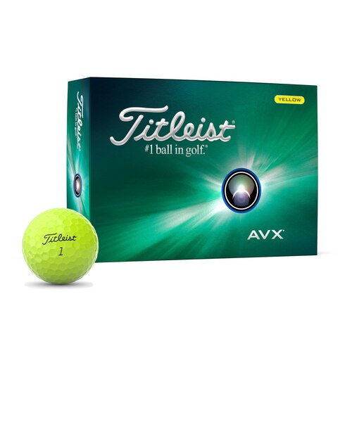 タイトリスト（TITLEIST）AVX YELLOW T9114S-J ゴルフボール ダース(12