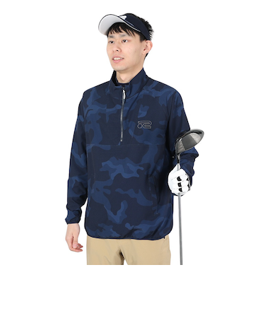ROSASEN（ROSASEN）ゴルフウェア アウター 撥水 パッカブルカモフラプリントブルゾン 044-51211-098