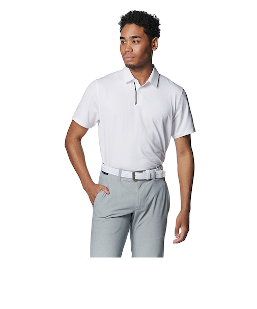 アンダーアーマー(UNDER ARMOUR)ゴルフウェア 半袖 ツアーティップポロシャツ 1385128 100
