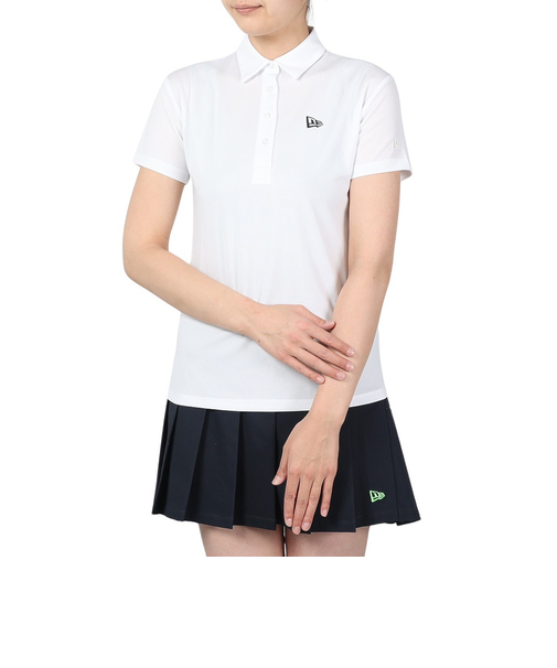 ニューエラ（NEW ERA）ゴルフウェア 吸汗速乾 GFW 半袖鹿の子ポロシャツ Vertical Logo 14108994