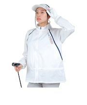 クランク(CLUNK)ゴルフウェア アウター ウエストシャーリングブルゾン CL5RUY01 WHT