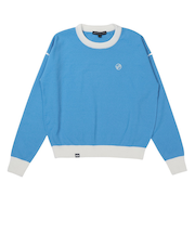 ROSASEN（ROSASEN）ゴルフウェア ミックスカラー長袖ニット 045-11213-095