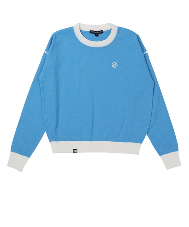 ROSASEN（ROSASEN）ゴルフウェア ミックスカラー長袖ニット 045-11213-095