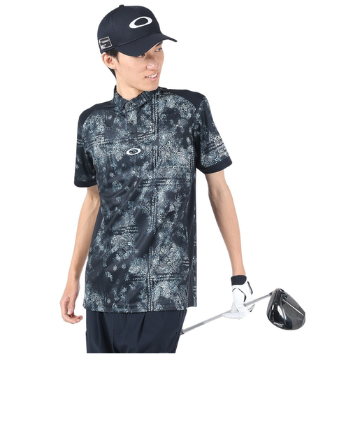 オークリー（OAKLEY）ゴルフウェア 半袖 吸汗速乾 接触冷感 STALWART PAIS シャツ FOA406771-00G