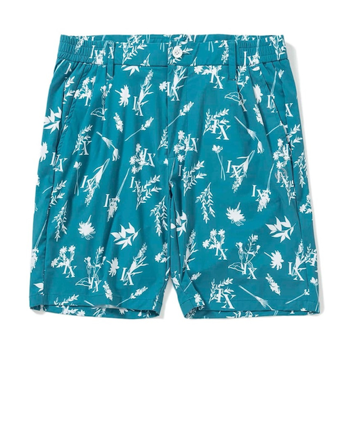ゴルフウェア リゾートハーフパンツ LAB-24018turquoise
