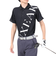 ゴルフウェア 半袖 TECHNOLOGY PATTERN ポロシャツ LAH-24008black