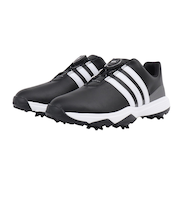 アディダス（adidas）ジュニア ツアー360 24 ボア ゴルフシューズ 24-IG5626BK