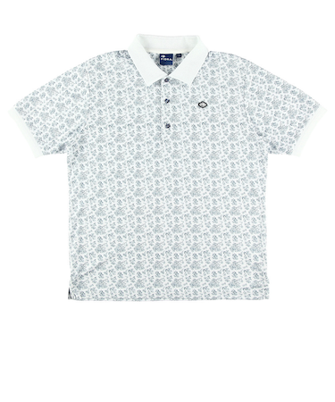 フィドラ（FIDRA）ゴルフウェア 半袖 プリントポロシャツ FD5RTG11 WHT