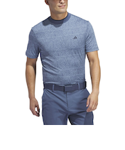 アディダス（adidas）ゴルフウェア 半袖 吸汗速乾 ミニヘリンボーン ストレッチドライモック KOW02-IU4406NVY