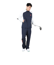 ルコックスポルティフ（lecoqsportif）ゴルフウェア アウター 耐水 軽量 レインウェア フォーサー セットアップ 上下セット QGMXJH00W N…