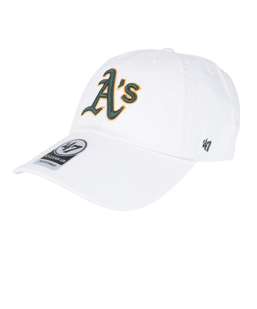 フォーティーセブン（47）ゴルフ オークランド アスレチックス クリーンナップ ロゴキャップ B-RGW18GWS WH