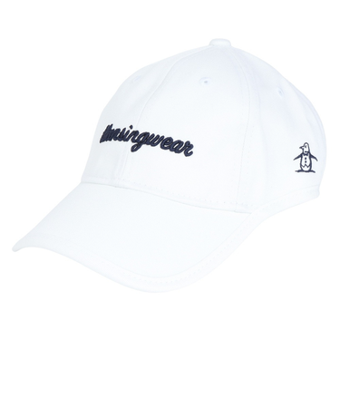 マンシング（MUNSING）ゴルフ ロゴ刺繍 イヤーカーブキャップ MGCXJC20 WH00