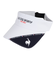 ルコックスポルティフ（lecoqsportif）ゴルフ ロゴパイピングサンバイザー QGCXJC52 WH00