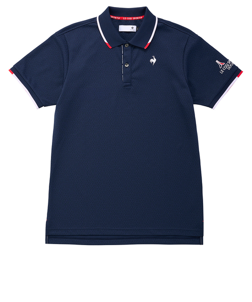 90829 ルコックスポルティフゴルフ　ポロシャツ　紺色　M 90829 ルコックスポルティフゴルフ ポロシャツ 紺色 M 90829 ルコック