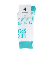 ルコックスポルティフ（lecoqsportif）ゴルフ 抗菌防臭 ジャガードレギュラー丈ソックス QGCXJB10 WH00