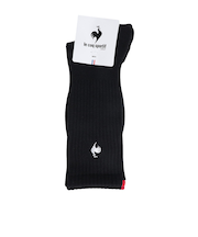ルコックスポルティフ（lecoqsportif）ゴルフ 定番レギュラー丈ソックス QGBWJB00 BK00