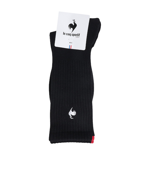 ルコックスポルティフ（lecoqsportif）ゴルフ 定番レギュラー丈ソックス QGBWJB00 BK00