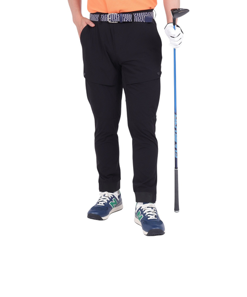 ザ・ワープ・バイ・エネーレ(The Warp By Ennerre)ゴルフウェア ロングパンツ CLOTH ジョガーパンツ WG5RTD06 BLK