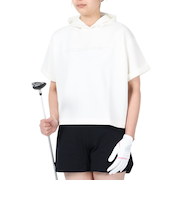 ROSASEN(ROSASEN)ゴルフウェア アウター 軽量 パーカー A-Line 半袖フーディ 048-21343-004