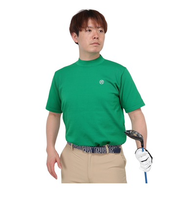 トミーアーマー（Tommy Armour）ゴルフウェア 半袖ニット モックネック TASL24S030003 GRN