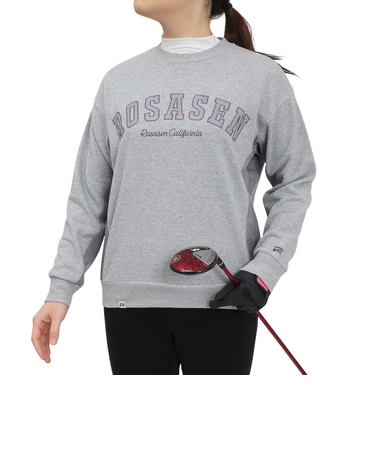 ROSASEN（ROSASEN）ゴルフウェア アウター 吸水速乾 A-Line 裏毛プルオーバー 048-31311-013