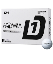 本間ゴルフ（HONMA）ゴルフボール D1 2024 BT2401 WH ダース(12個入り)