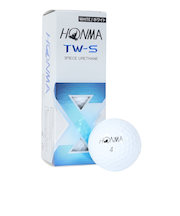 本間ゴルフ（HONMA）ゴルフボール TW-S 2024 BTQ2403 WH スリーブ(3個入り)