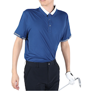 J.LINDEBERG（J.LINDEBERG）ゴルフウェア 吸水速乾 袖ロゴ半袖ポロシャツ 071-21343-097