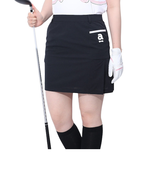 ROSASEN（ROSASEN）ゴルフウェア リーフ柄プリントスカート 045-73243