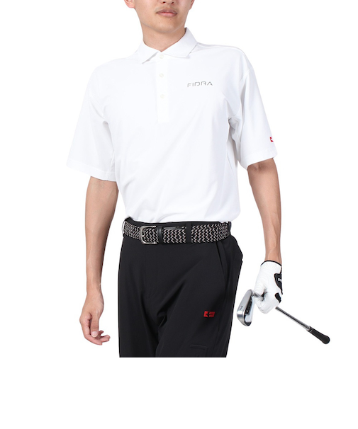 フィドラ（FIDRA）ゴルフウェア 半袖 ポロシャツ FV5RTG21 WHT