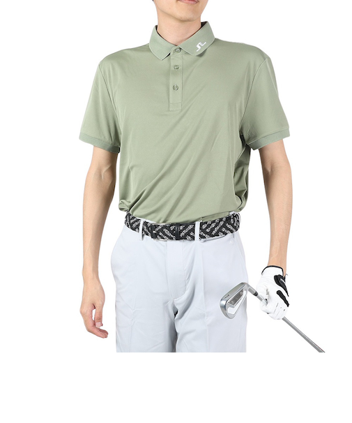 J.LINDEBERG（J.LINDEBERG）ゴルフウェア 半袖 吸水速乾 バックブリッジシーズン柄ポロシャツ 071-21342-025