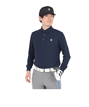トミーアーマー（Tommy Armour）ゴルフウェア ベーシックロングスリーブポロシャツ TAES24B030101 NVY