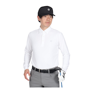 トミーアーマー（Tommy Armour）ゴルフウェア ベーシックロングスリーブポロシャツ TAES24B030101 WHT