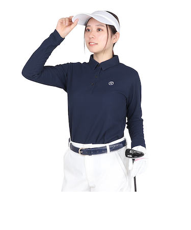 トミーアーマー（Tommy Armour）ゴルフウェア ベーシックロングスリーブポロシャツ TAES24B070107 NVY
