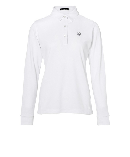 トミーアーマー（Tommy Armour）ゴルフウェア ベーシックロングスリーブポロシャツ TAES24B070107 WHT