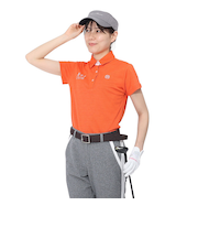 トミーアーマー(Tommy Armour)ゴルフウェア 吸水速乾 Lt. Slub ショートスリーブポロシャツ TANB24S070024 ORG