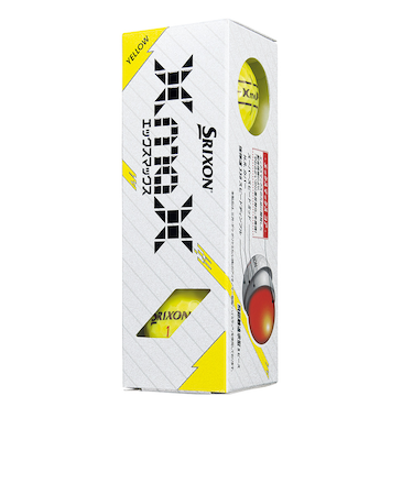 ゴルフボール XmaX YEL スリーブ(3個入り)